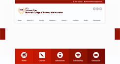 Desktop Screenshot of bharateshbba.com